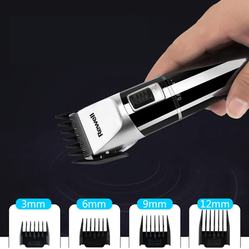 Professional Hair Clipper for Barber Rechargeable Shaving Hair Trimmer Cutting Machine LCD Display Salon Haircut Titanium Blade 4