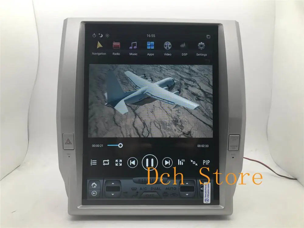 12 1 ''вертикальный автомобильный DVD плеер в стиле tesla Android 9 0 GPS навигация для toyota