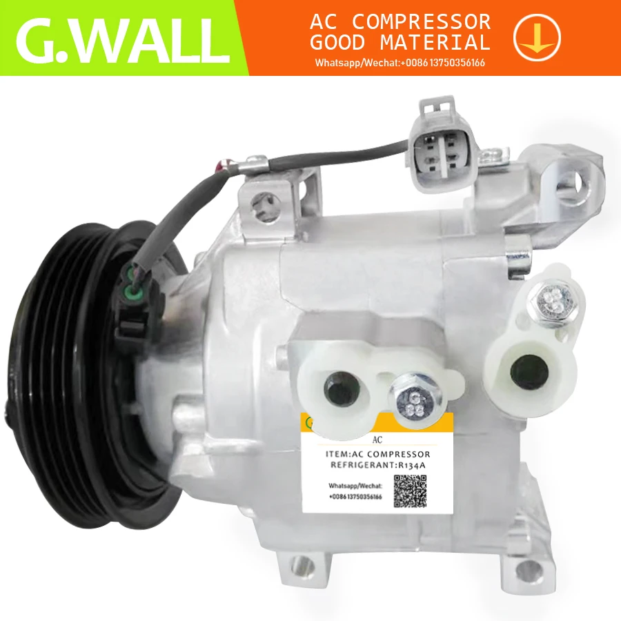 Для автомобиля SCSA06C AC компрессор Toyota Yaris Vitz эхо 88310-52451 447180-8820 447180-9150 88320-52040