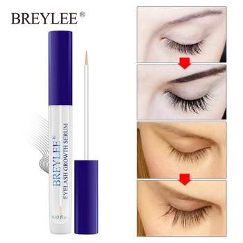 

BREYLEE Eyelash Growth Serum Enhancer Eyelash Eyebrow Long Black Thicker Nourishes Fast Powerful Eye Care Make up Tools 4.5ml