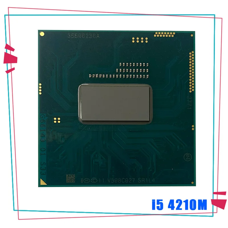 I5-4210M i5 4210M SR1L4 2 6 ГГц двухъядерный четырехпоточный ЦПУ процессор 3M 37 Вт Разъем G3 /