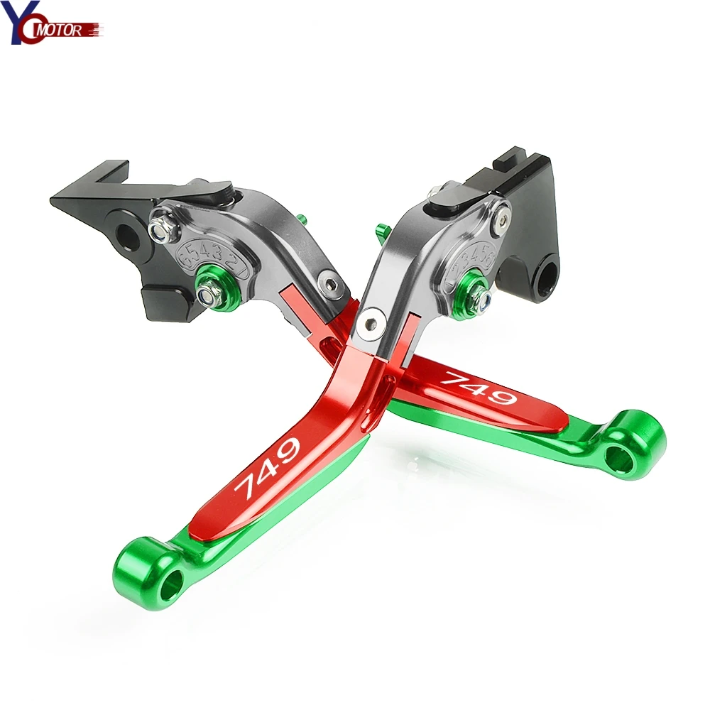 Для Ducati 749 74 9 2003 2004 20052006 CNC Алюминиевые Регулируемые рычаги тормозной системы сцепления для гоночных мотоциклов аксессуары для мотоциклов