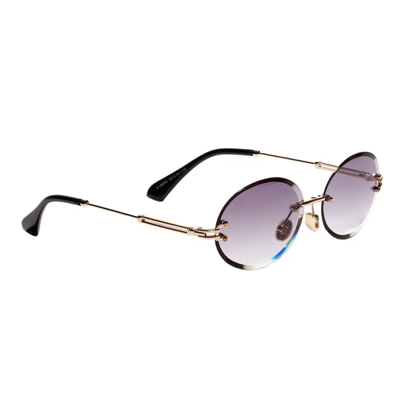 Очки, винтажные, прозрачные, прогрессивные, Lunette De Soleil, линзы, Ac, без полей, красочные, Кристальные, овальная оправа, металлические солнцезащитные очки