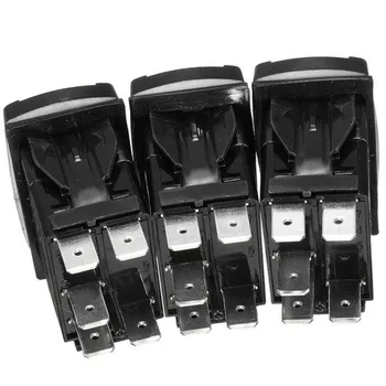 

3pcs/Set Car LED Lights Rocker Switch Waterproof 3V Parts For UTV Polaris RZR