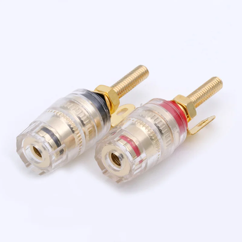 latao milimetros speaker amplificador terminal binding post banana plug jack conector soquete adaptador rosca longa 02