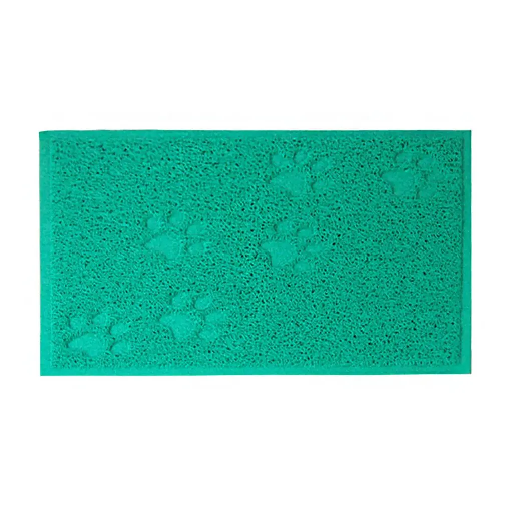 Lake Blue Подстилка для кошачьего наполнителя для кошек подстилка для помёта для домашних животных котенок ПВХ коврик для чистки Кровати Аксессуары для кошек 300x400x10 мм - Цвет: Lake Blue