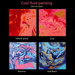 Brand New and High Quality 20ML Pigment Acrylic Paint Pouring Medium Foil Paint For Artist DIY Art Supplies