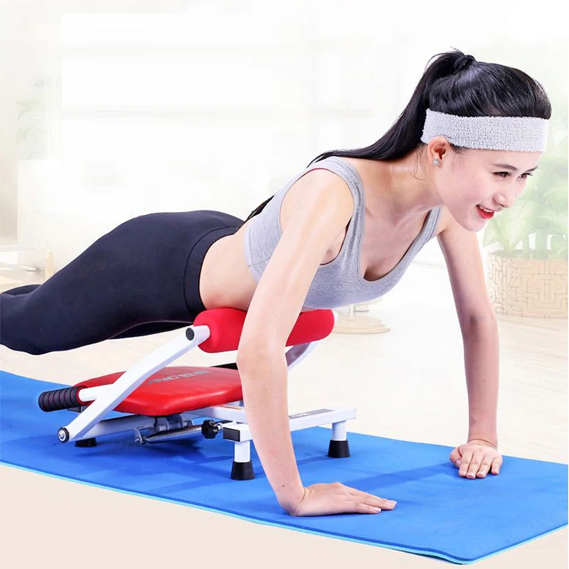 Abdominal machine Lazy belly machine Sit-up aid Household abdominal curler Multi- function dual-handle