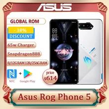 ROG Phone 5 Snapdragon888 8/12/16G RAM 128/256G ROM 144Hz Samsung AMOLED Screen 6.78" 6000mAh Large Battery 5G Gaming Phone
