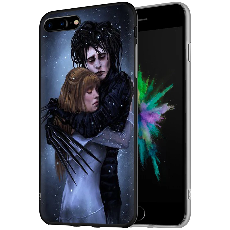 EWAU Эдвард Руки-ножницы Мягкий силиконовый чехол для телефона iPhone 5 5S SE 6 6s 7 8 plus X XR XS 11 Pro Max