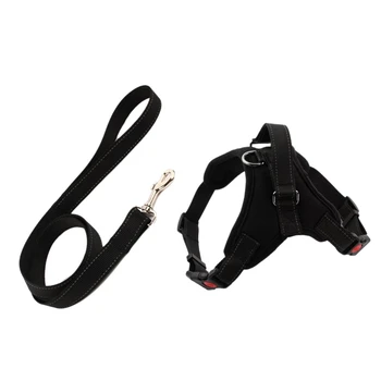 

Big deal Dog Harness Leash Set Adjustable Breathable Dog Cat Collar Vest Harness for Dog Puppy Pet Chest Strap Dog Accessories B