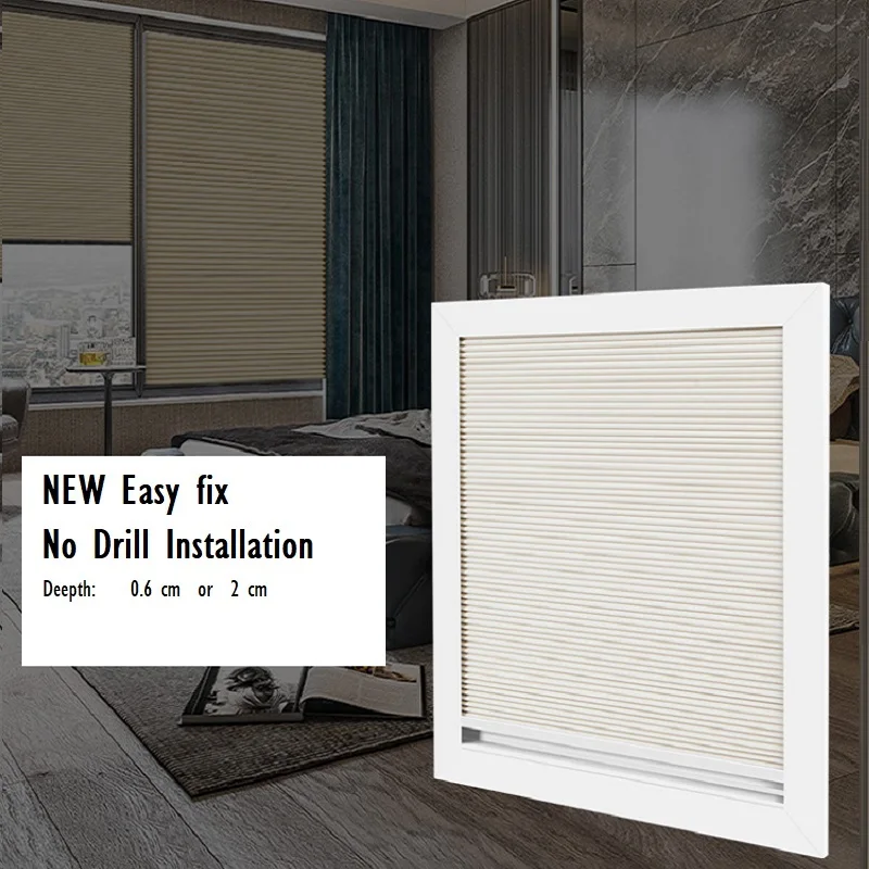 New Cellular Shades Blinds Pleated Curtains (bottom Up) No