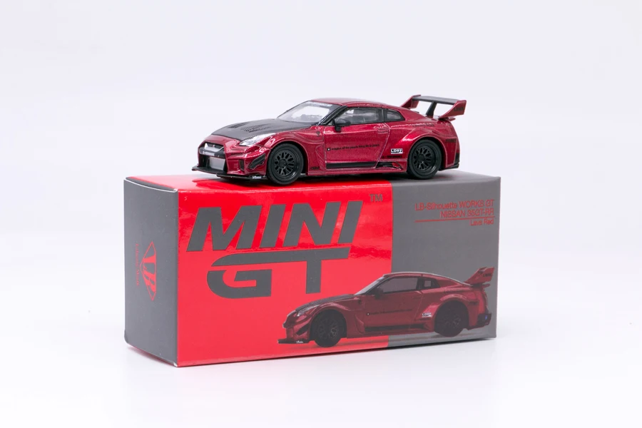 

Мини GT 1:64 JDM Nissan GTR35 LB-силуэт работает GT Коллекционная версия металлическая литая модель гоночный автомобиль детские игрушки