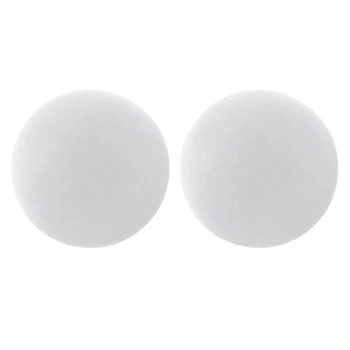 

2 Pieces 200mm White Foam Ball Polystyrene Round Ball for Wedding Decor Science Modeling Art Crafts DIY