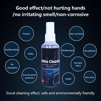 

30ml Car Seat Interior Cleaner Auto Leather Clean Dressing Cleaner for Fabric Plastic Vinyl Leather Surfaces Car Accessories