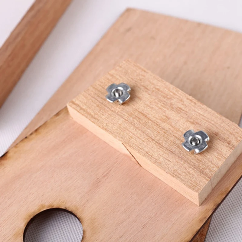 10 ключей Kalimba Diy Kit Бас дерево большой палец фортепиано картина ручной работы родителей-детей акции полный набор