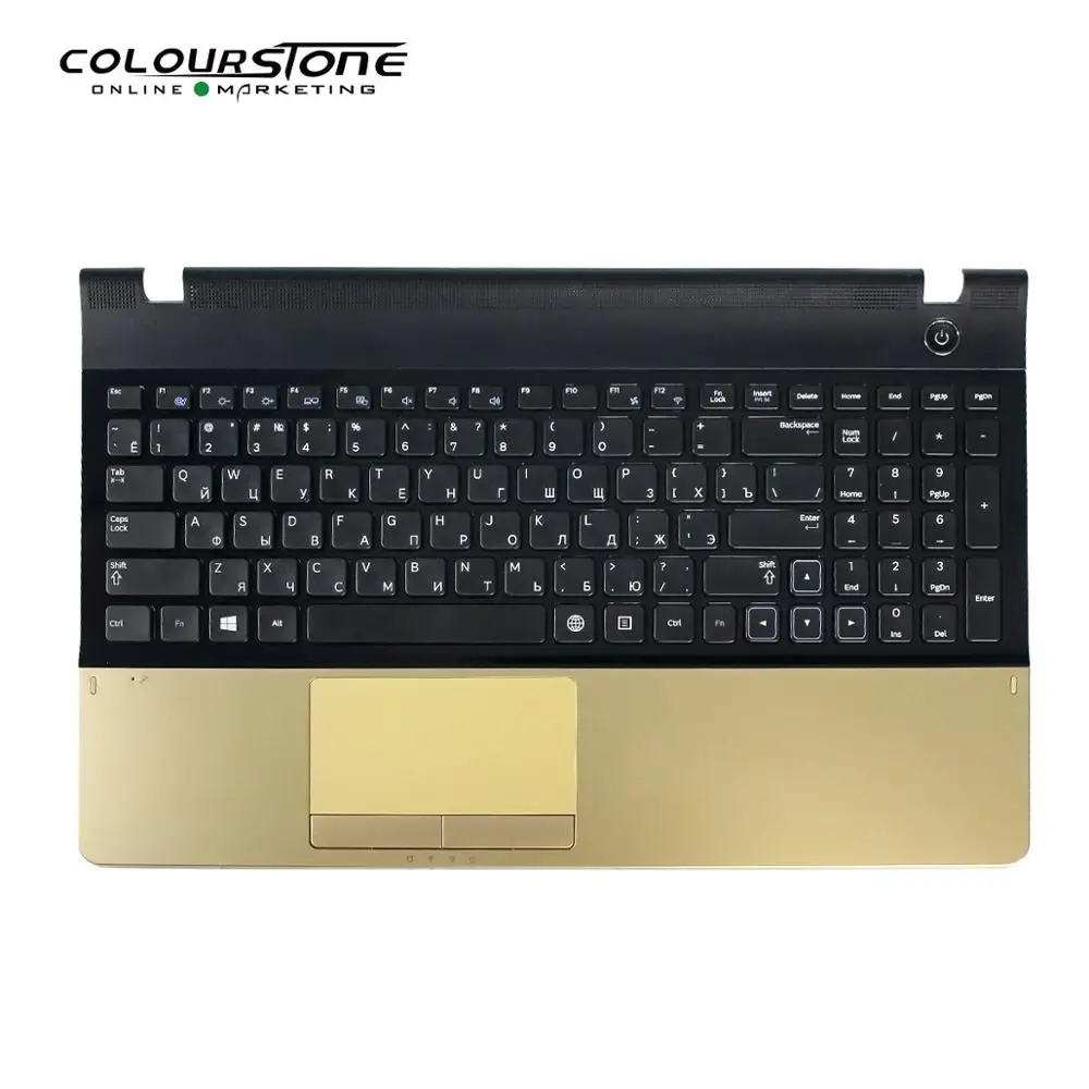 

Русская клавиатура Penobon для Samsung 300E5C 300E5A NP300E5A 305E5A, русская клавиатура, верхняя крышка, подставка для рук, сенсорная панель