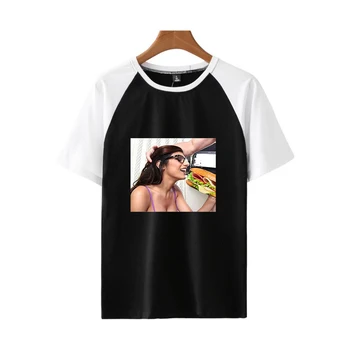 

Luckyfridayf Men's T-shirt Harajuku Mia Khalifa Funny T Shirts Cosplay Sexo Star Fashion Splice Short Sleeve Tee Tops Casual