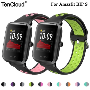 

Tencloud Replace Band For Amazfit Bip S Youth Silicone Strap For Xiaomi Huami Amazfit BIP/GTS/GTR 42MM Smart Watch 20mm Bracelet