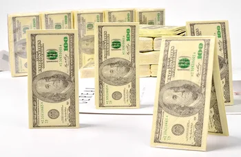 

8Pack / lot New Printed Dollar Paper Towel Tissues Portable Fashionable Facial Tissues