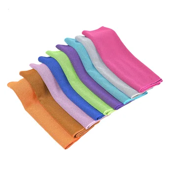 

Covered Edge Cold Feeling Towel 30*90 Sports Cold Towel Color Bag Packaging Cooling Towel Logo