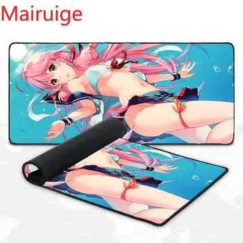

Mairuige Cute Mouse Pad Girl Animation Mouse Pad Computer Notebook Cool Desk Mat Non-slip Gaming Accessories Kawaii Mousepad