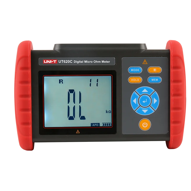 UNI-T Digital Meter DC Low Resistance UT620C Milliohm Meter DC Milliohm Low Resistance Microohm Ohm Tester resistance tester