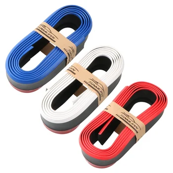 

2.5m Car Front Bumper Lip Skirt Splitter Protector Front Bumper Strip Car Scratch Proof Adhesive Rubber Strips