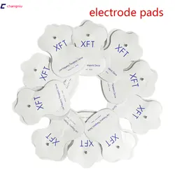 DHL Бесплатная доставка 5000 шт./партия (2500 пар) Сменные электродные накладки массажер для похудения Сменные накладки для XFT-320a XFT PAD