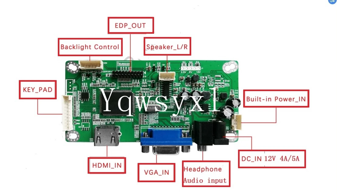 Hdmi Mais Vga Controlador Placa Kit para 2560x1440 Lm270wq1 sd f2 Lm270wq1-sdf2 Lcd Led Placa de Motorista de Tela - Imagem 3