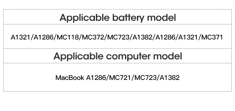 NOHON ноутбук Батарея для Apple MacBook Pro 1" A1321 A1286 Mid 2009 2010 A1382 Батарея MC118 MC372 MC371 MC721 MC723 10,95 V