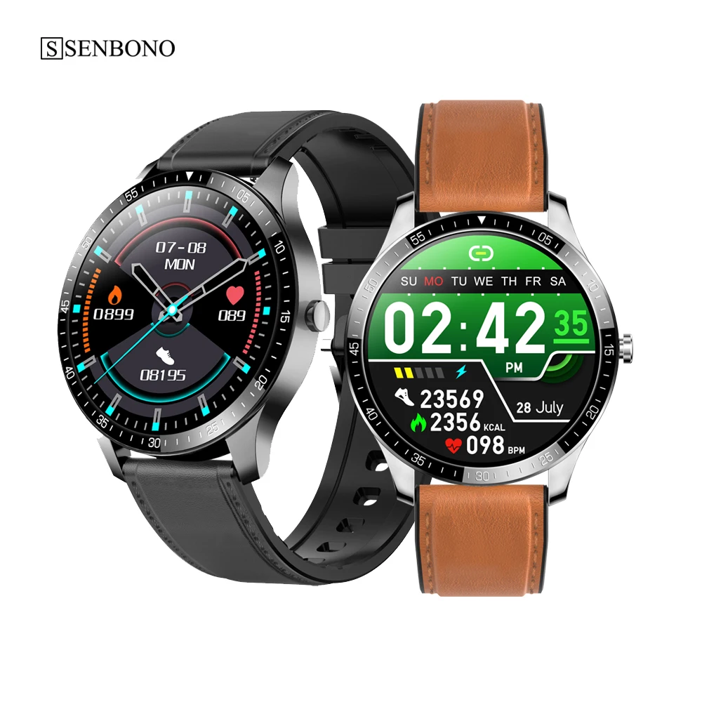 SENBONO Sports Fitness Tracker Smart Watch support Heart Rate Sleep Monitor Men Women Multi-sport Smartwatch for IOS Android