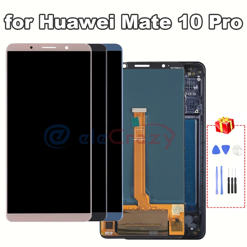 Оригинальный ЖК-дисплей 6 0 &quotHuawei Mate 10 Pro с сенсорным экраном и рамкой в сборе