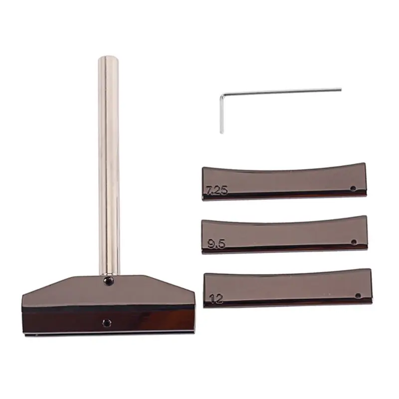 

Electric Guitar Repair Tool Alloy Fretboard Press Caul with Press Caul Inserts Musical Instrument Accessory