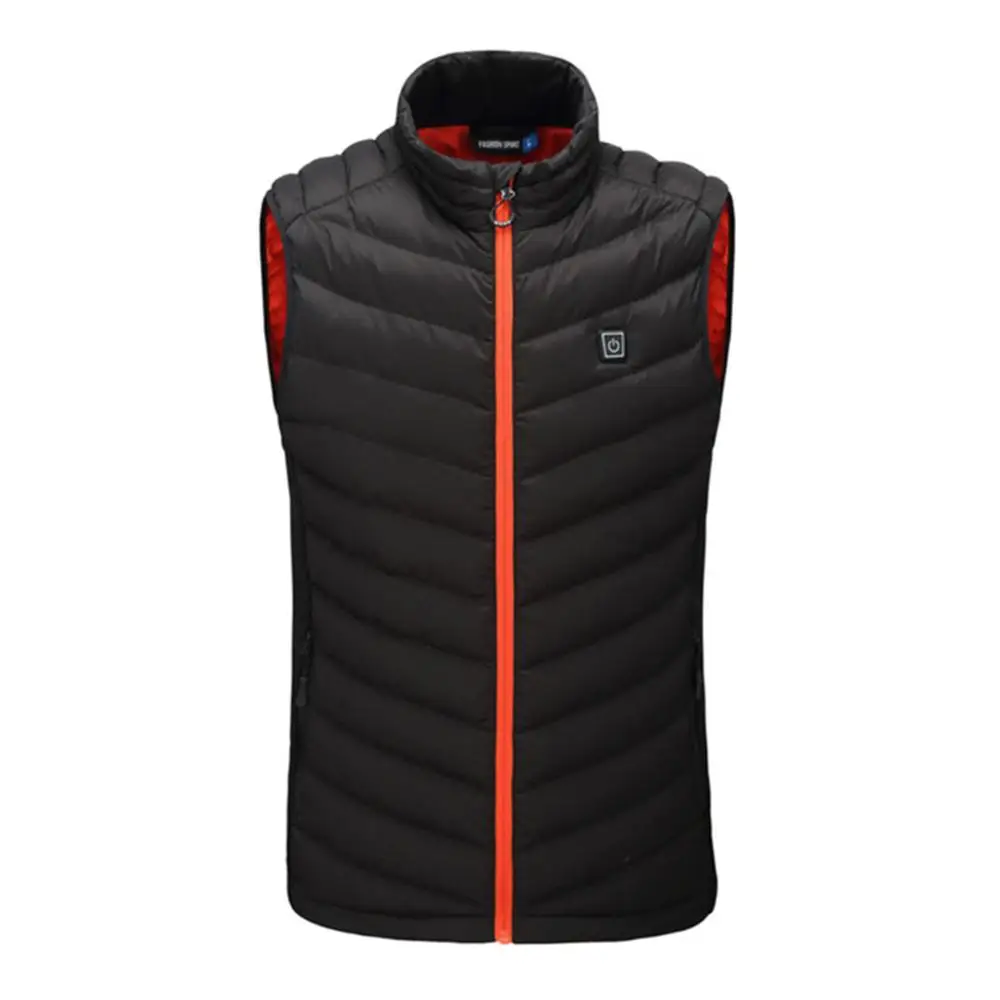Thermal Clothing Мужской женский наружный USB Инфракрасный нагревательный жилет куртка размера плюс лыжный зимний теплый нагревательный коврик для тела теплое пальто - Цвет: Thermal Clothing