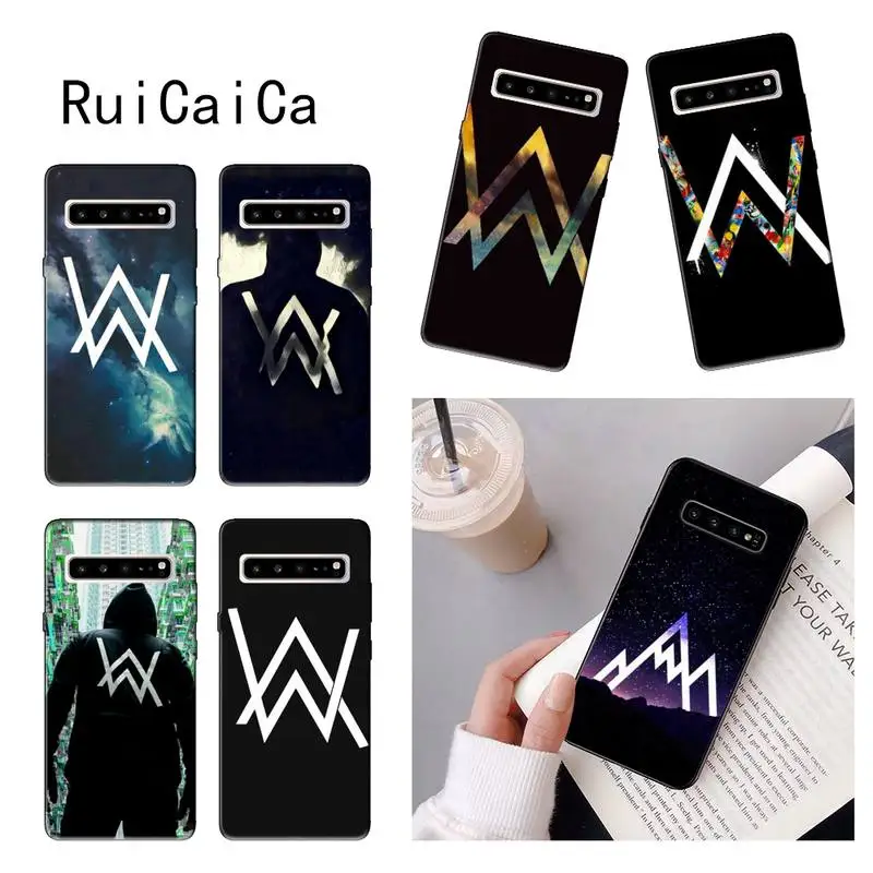 RuiCaiCa Алан Уокер DJ выцветшие Bling милый чехол для телефона samsung a30 A30S a51 a50 a71 A40 A70 A21 A21S