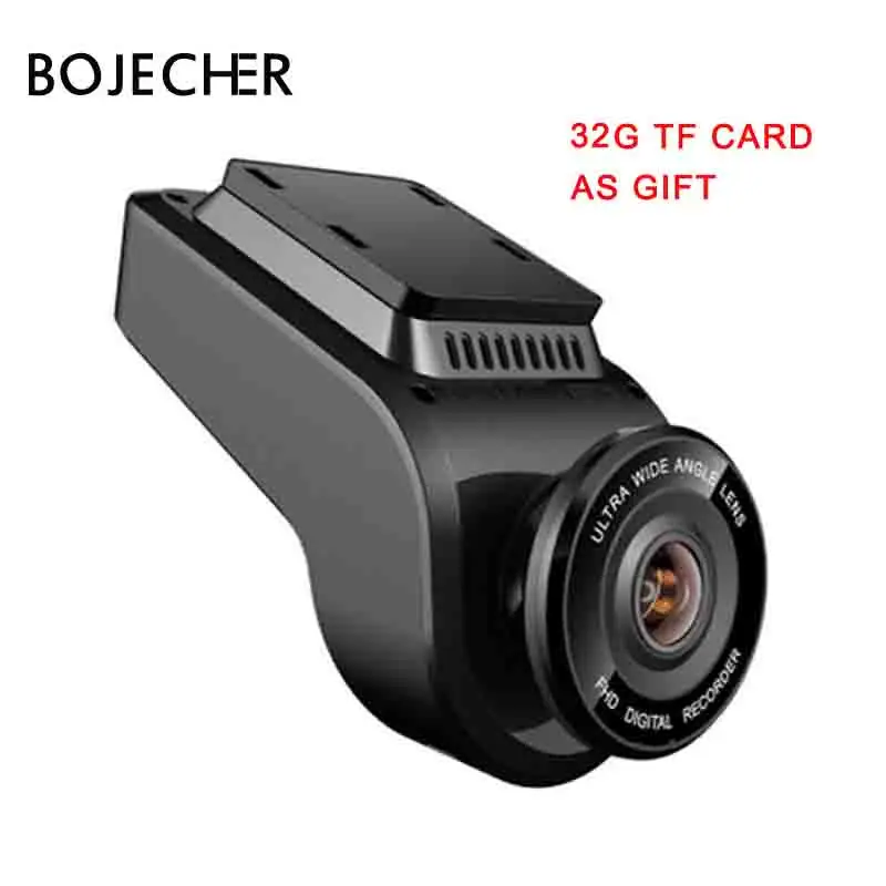 

BOJECHER 4K Full HD Car camera DVR Car Dash cam with 170 Degree Rear Camera Night Vision 2160P Dual Lens with GPS car Recorder