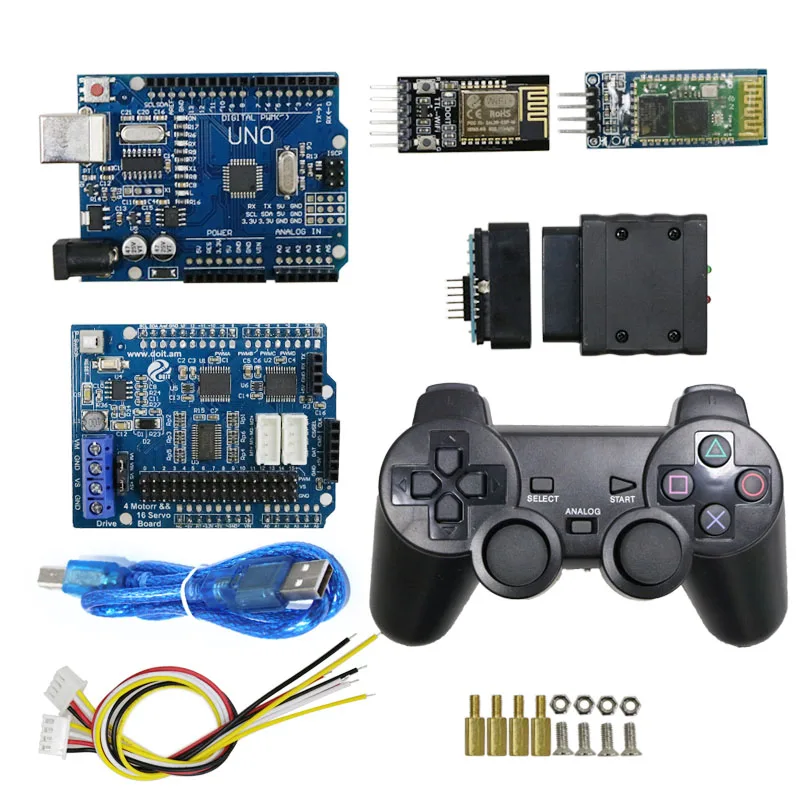 SZDOIT Wi Fi/Bluetooth/ручка управления 8DOF автомобиль робот 8 осевой рычаг с захватом TS100