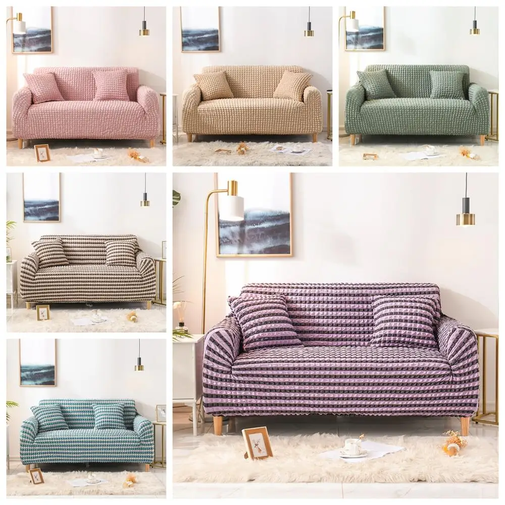 

Luanqi Sofa Cover For Living Room Polyester Stretch Couch Cover Sofa Waterproof Thickening High Elasticity Solid Color Slipcover
