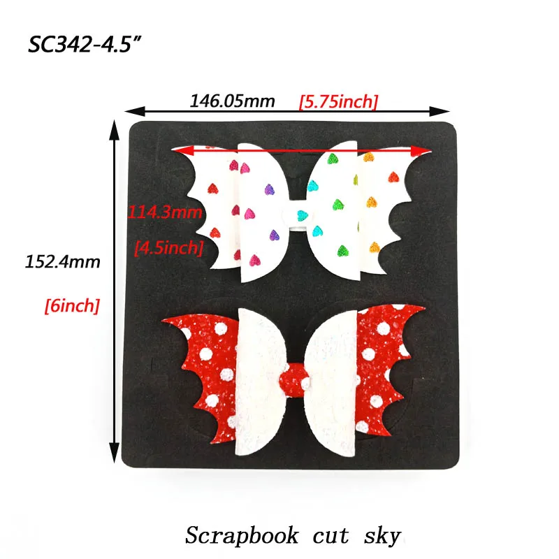 Скрап-Cut SkyBow деревянный штамп/режущий инструмент под давлением/SC342-3in/SC342-3.5in/SC342-4in/SC342-4.5in/SC342-5in/SC342-5.5/в SC342-6in