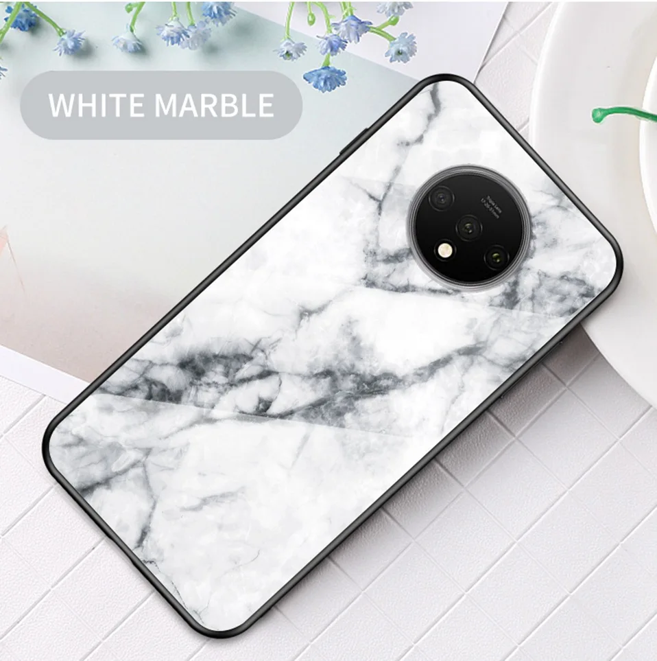 Luxury Tempered Glass Phone Case for Oneplus 7t 7 Pro 6 Original Back Cover Shockproof Case for One Plus 7t 7Pro 7 6t 5t 5 Coque (14)
