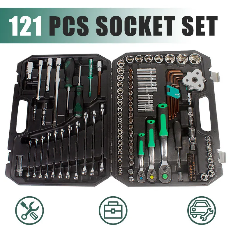 

YITOK 121PC Screwdriver Set Precision Screwdrivers Set Screwdriver for Phone Screw Driver Bits Car Repair Tool Ratchet Wrench