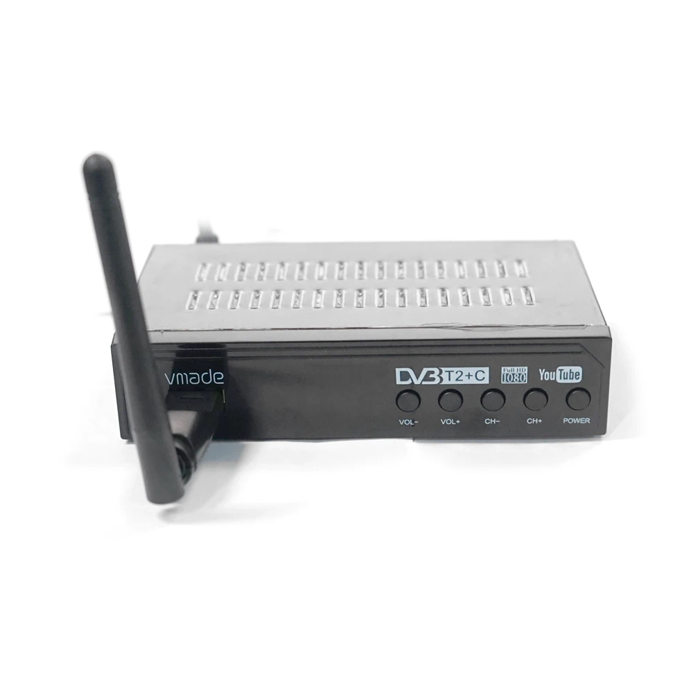 Vmade русский DVB C цифровой наземный ТВ приемник T2 тюнер MPEG 4 HD H.264 декодер тв