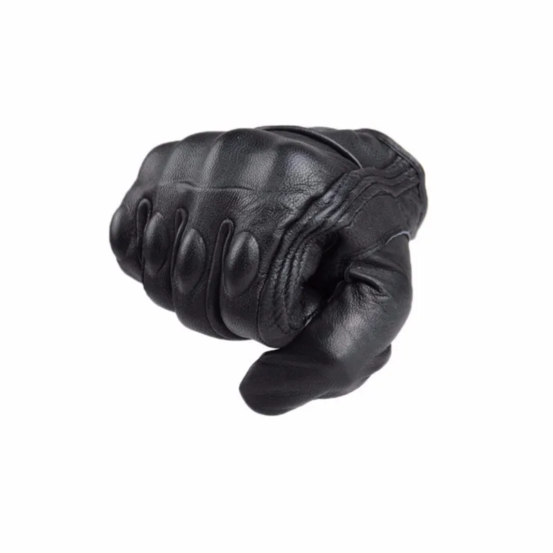 Топ Guantes модные перчатки из натуральной кожи полный палец черный moto мужские перчатки rcycle moto rcycle Защитное снаряжение для мотопробега перчатки