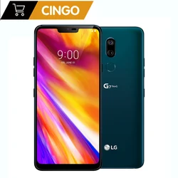 Разблокированный Оригинальный сотовый телефон LG G7 ThinQ G710ULM/G710VM/G710EAW/G710N, 6,1 дюйма, 4 Гб + 64 Гб/6 ГБ + 128 ГБ, двойная задняя камера, LTE, сканер отпечат...