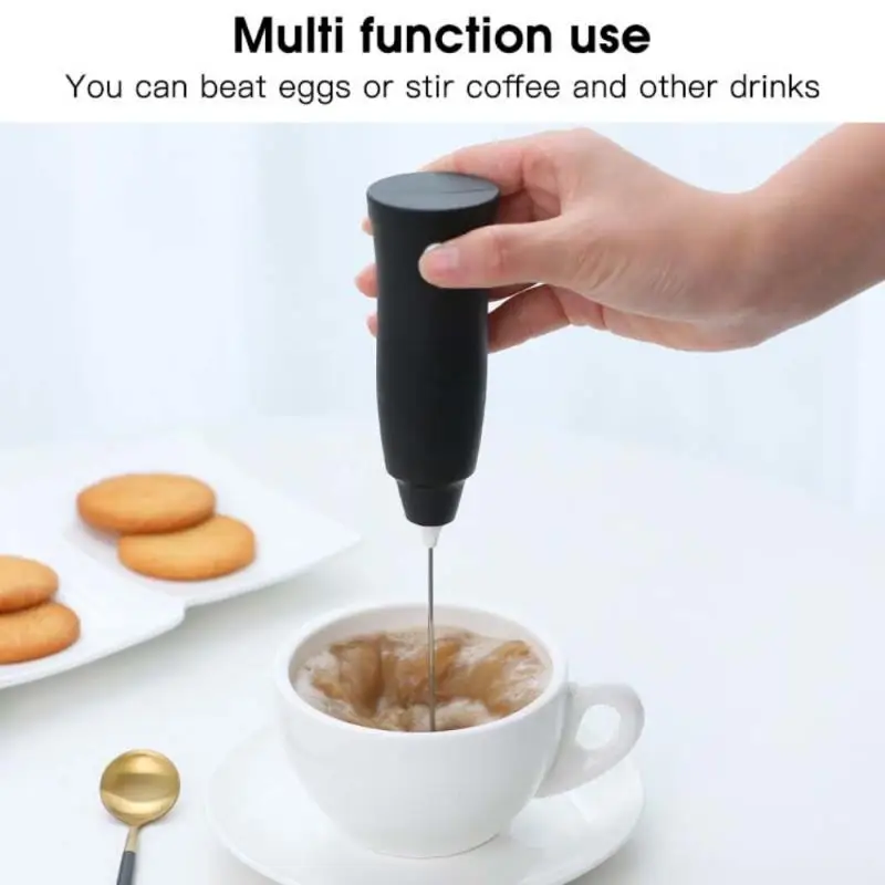 Mini Handheld Milk Drink Coffee Whisk Mixer Electric Egg Beater Egg Whisk  Manual Hand Mixer Kitchen Egg Stiring Stirrer Tools
