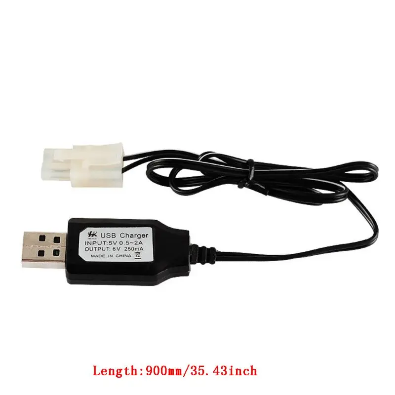 Фото Перезаряжаемый аккумулятор USB Зарядное устройство Ni-Cd Ni-MH батареи пакет KET-2P переходник 6V 250mA Выход RC игрушки E56B №3