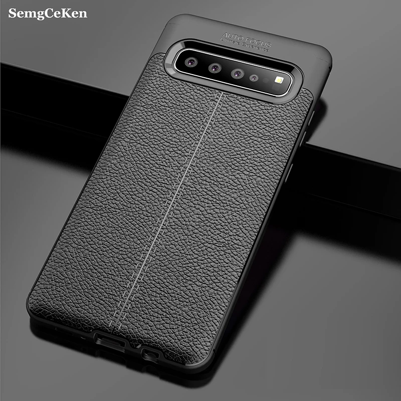 Кожаный силиконовый чехол для задней крышки телефона samsung galaxy s10 plus lite s10plus s10lite 5G
