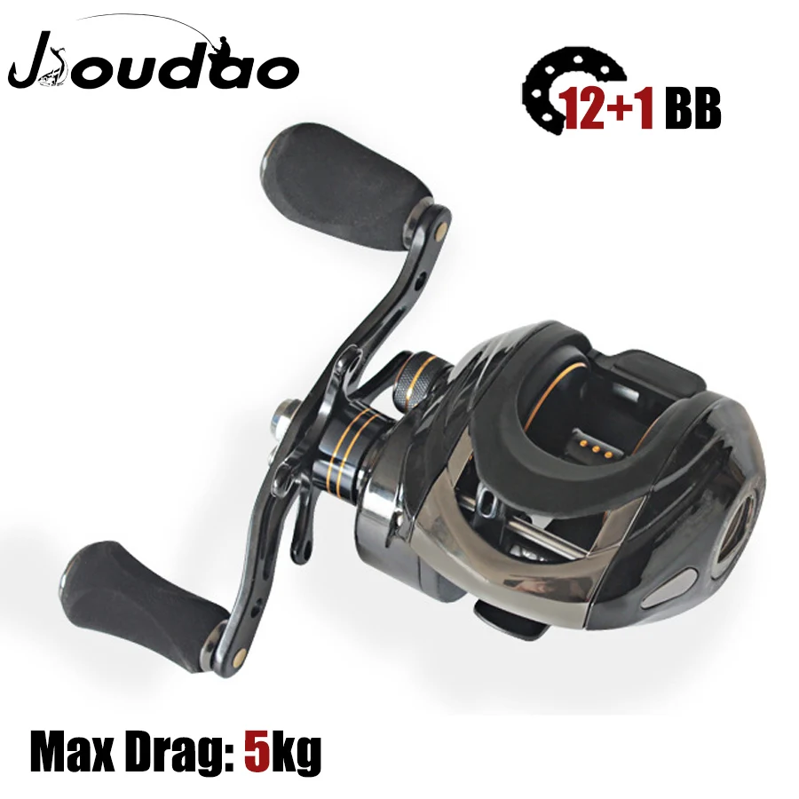Катушка рыболовная Jioudao 12 + 1BB передаточное соотношение 6 3: 1 Магнитная Тормозная