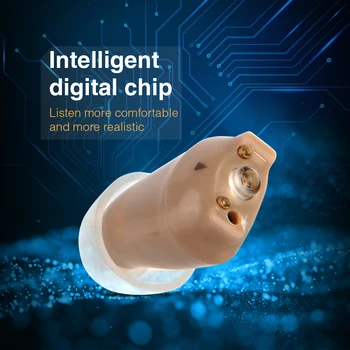 

Hearing Aids Inner Ear Invisible Recharged Hearing Aid Aids Mini Inside The Ear Sound Amplifier Audiphones USB for Deafness